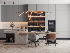 modern restaurant 3D Model