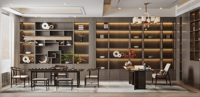 modern office 3D 모델 .c4d .max .obj .3ds .fbx .stl .blend 