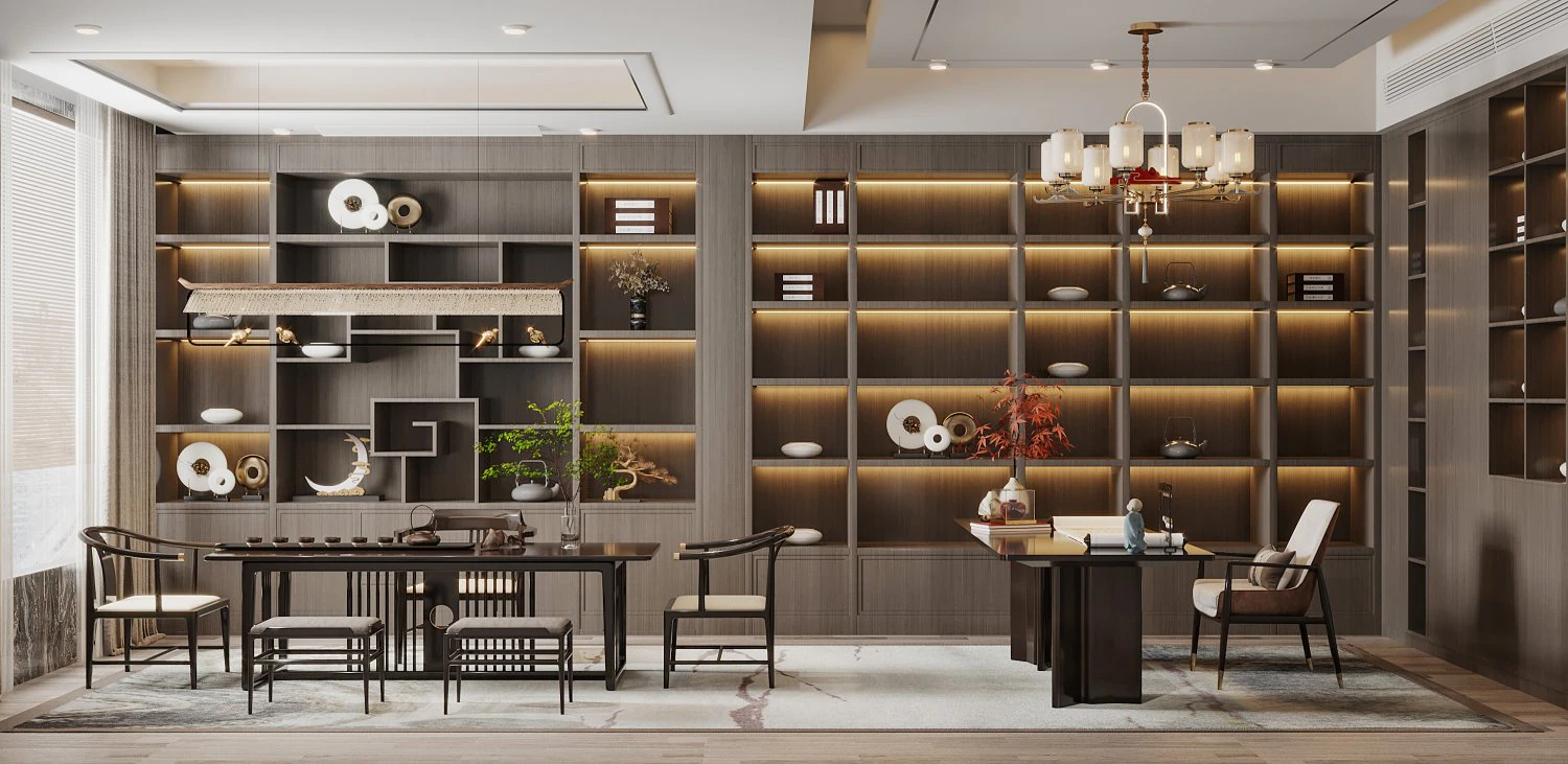 modern office 3D Model .c4d .max .obj .3ds .fbx .stl .blend 