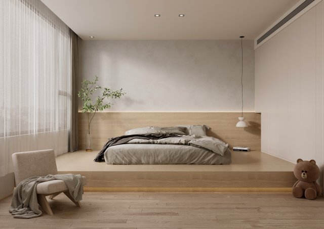 japanese bedroom Modelo 3D .c4d .max .obj .3ds .fbx .stl .blend 
