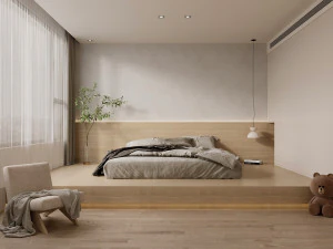 japon yatak odası 3D Model