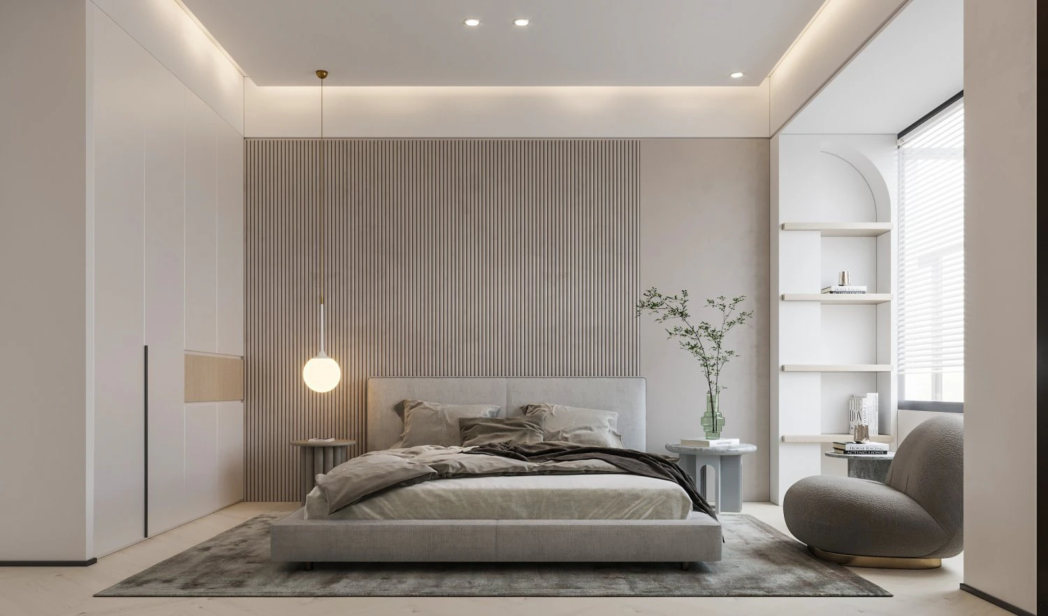 modern bedroom 3D Model .c4d .max .obj .3ds .fbx .stl .blend