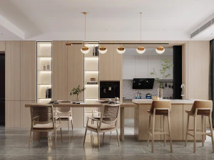 북유럽 레스토랑 3D 모델