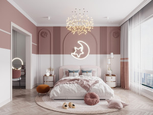modern childrens room 3D Model