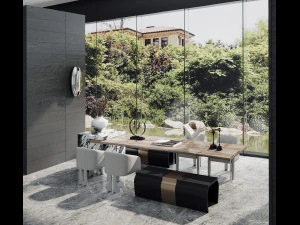 sala de recepção moderna Modelo 3D