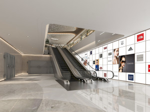 modern shopping mall 3D Model
