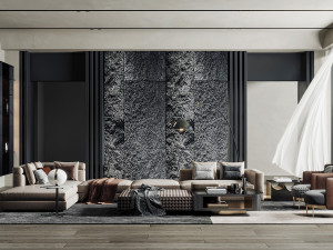 modern living room 3Dモデル