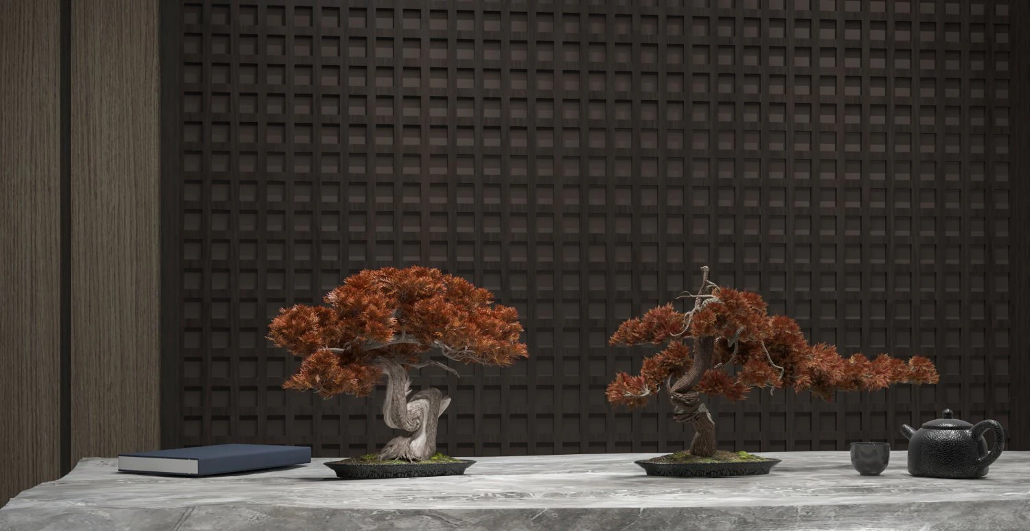 modern plant ornaments 3D Model .c4d .max .obj .3ds .fbx .stl .blend 