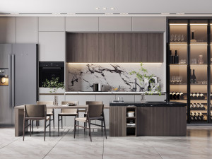 modern restaurant 3D 模型
