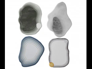 karpet masa kini Model 3D