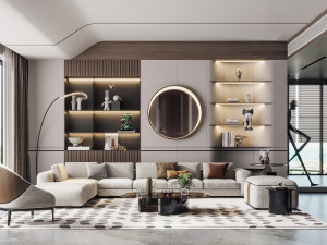 modern living room 3D Модель