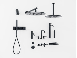 modern bathroom faucet shower Modello 3D