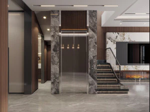 현대 계단 3D 모델