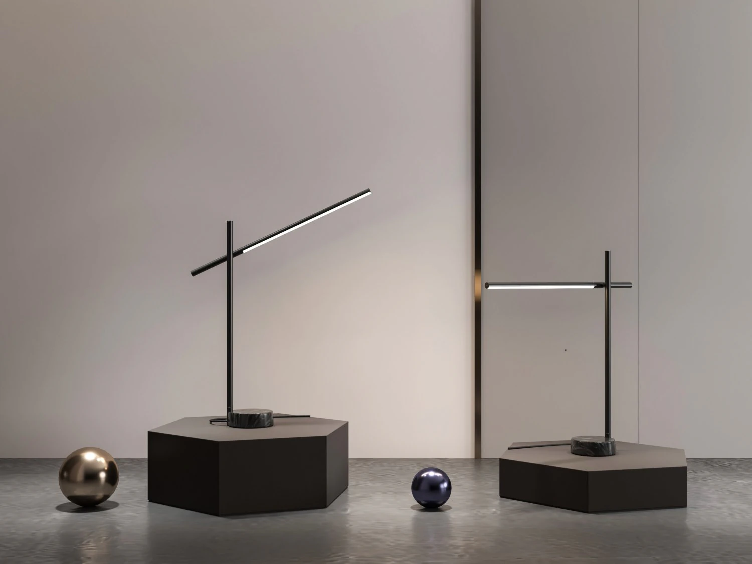 modern table lamp 3D Model .c4d .max .obj .3ds .fbx .stl .blend 