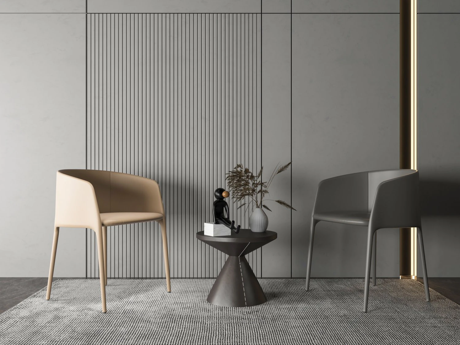 modern chair 3D Model .c4d .max .obj .3ds .fbx .stl .blend 
