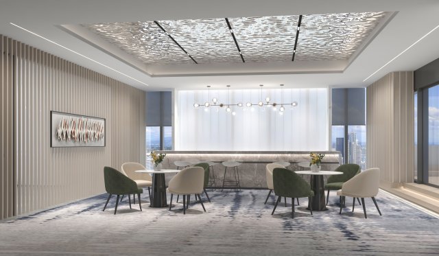 modern reception area 3D Модель .c4d .max .obj .3ds .fbx .stl .blend 