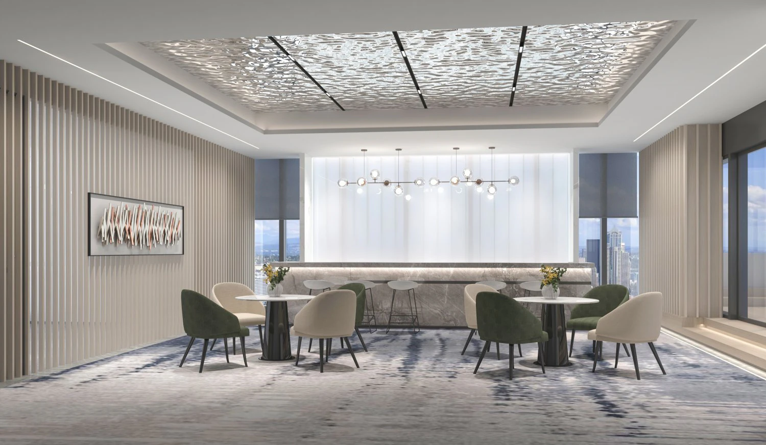 modern reception area 3D Model .c4d .max .obj .3ds .fbx .stl .blend