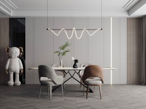 modern restaurant Modello 3D