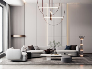 modern sofa 3Dモデル