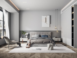 modern bedroom 3Dモデル