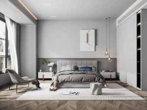 आधुनिक शयनकक्ष 3D मॉडल