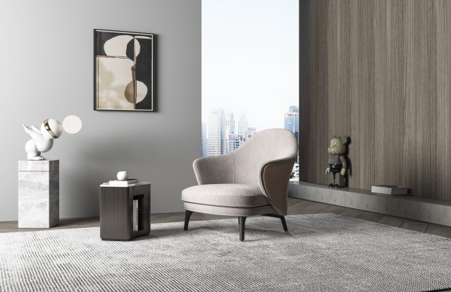 modern chair Model 3D .c4d .max .obj .3ds .fbx .stl .blend