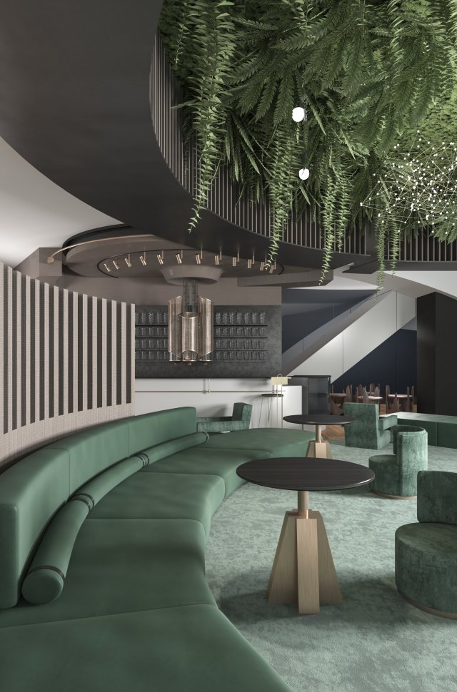 modern sales office 3D Model .c4d .max .obj .3ds .fbx .stl .blend 