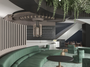 modern sales office 3D 모델