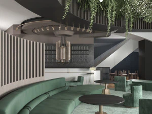 modernes Verkaufsbüro 3D Modell