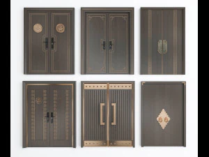 puerta moderna Modelo 3D