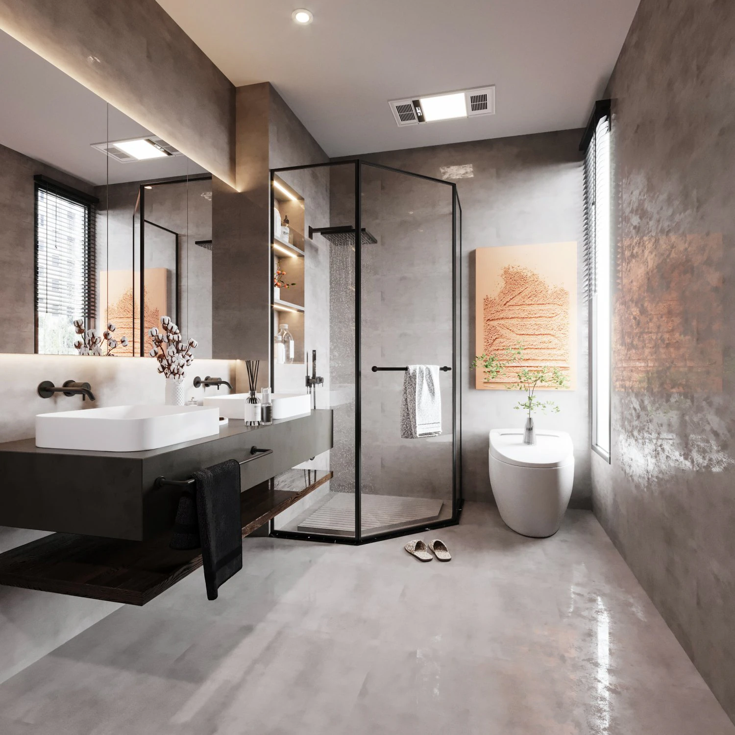 modern toilet bathroom 3D Model .c4d .max .obj .3ds .fbx .stl .blend 