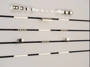 sorotan modern Model 3D