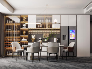 modern restaurant 3D 모델