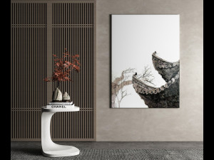 modern hanging painting 3D Модель