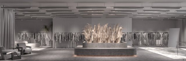 modern clothing store 3D मॉडल .c4d .max .obj .3ds .fbx .stl .blend 