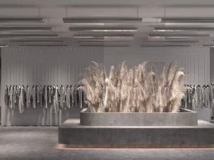 modern clothing store 3D Model