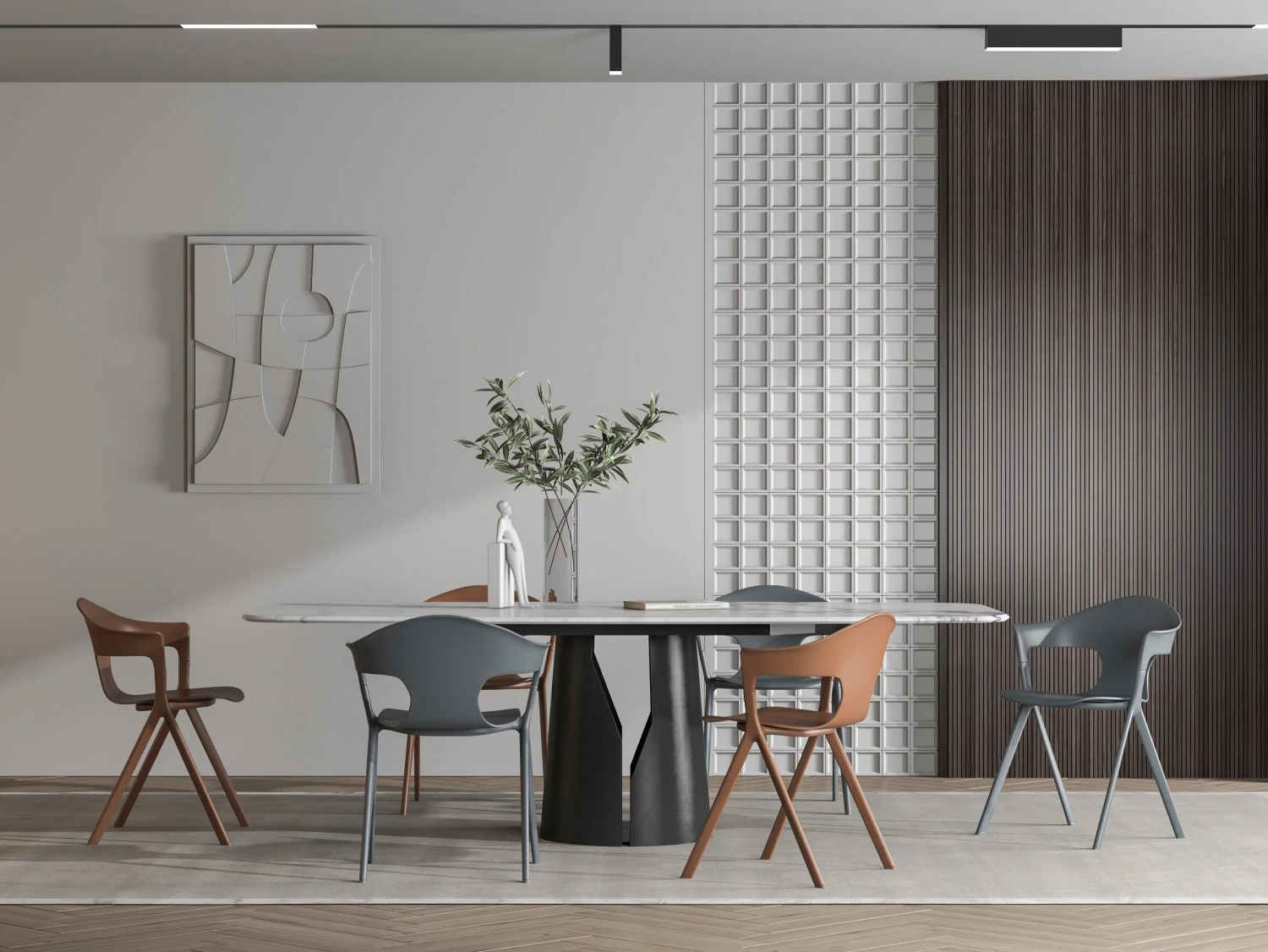 modern restaurant 3D Model .c4d .max .obj .3ds .fbx .stl .blend 