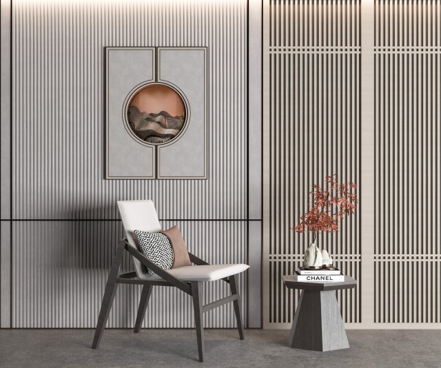 modern chair Modelo 3D .c4d .max .obj .3ds .fbx .stl .blend 