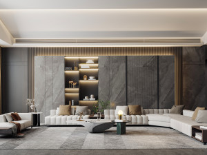 modern living room 3D Модель