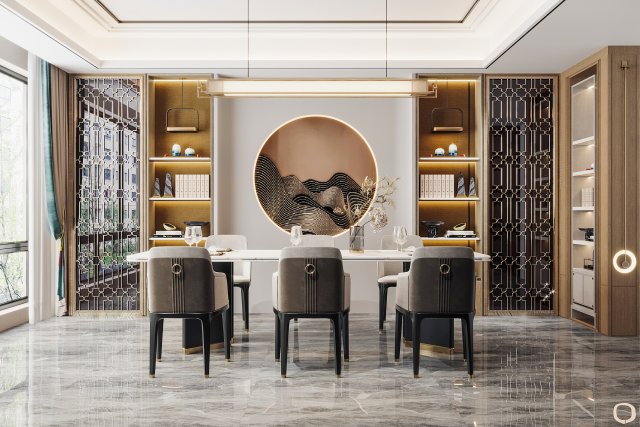 modern restaurant 3Dモデル .c4d .max .obj .3ds .fbx .stl .blend 