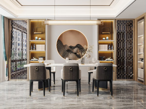 modern restaurant 3D-Modell