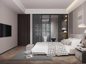 modern bedroom 3D Model