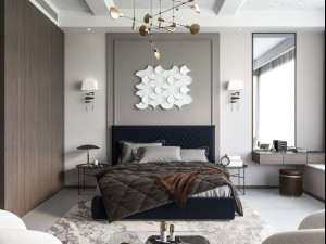 modern bedroom 3D-Modell