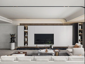 modern living room 3D Model