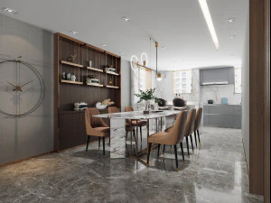 modern living room 3D Model