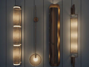 luminária de parede Modelo 3D