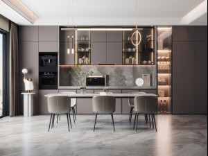 modern restaurant Modelo 3D
