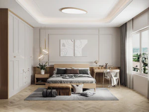 dormitorio moderno Modelo 3D