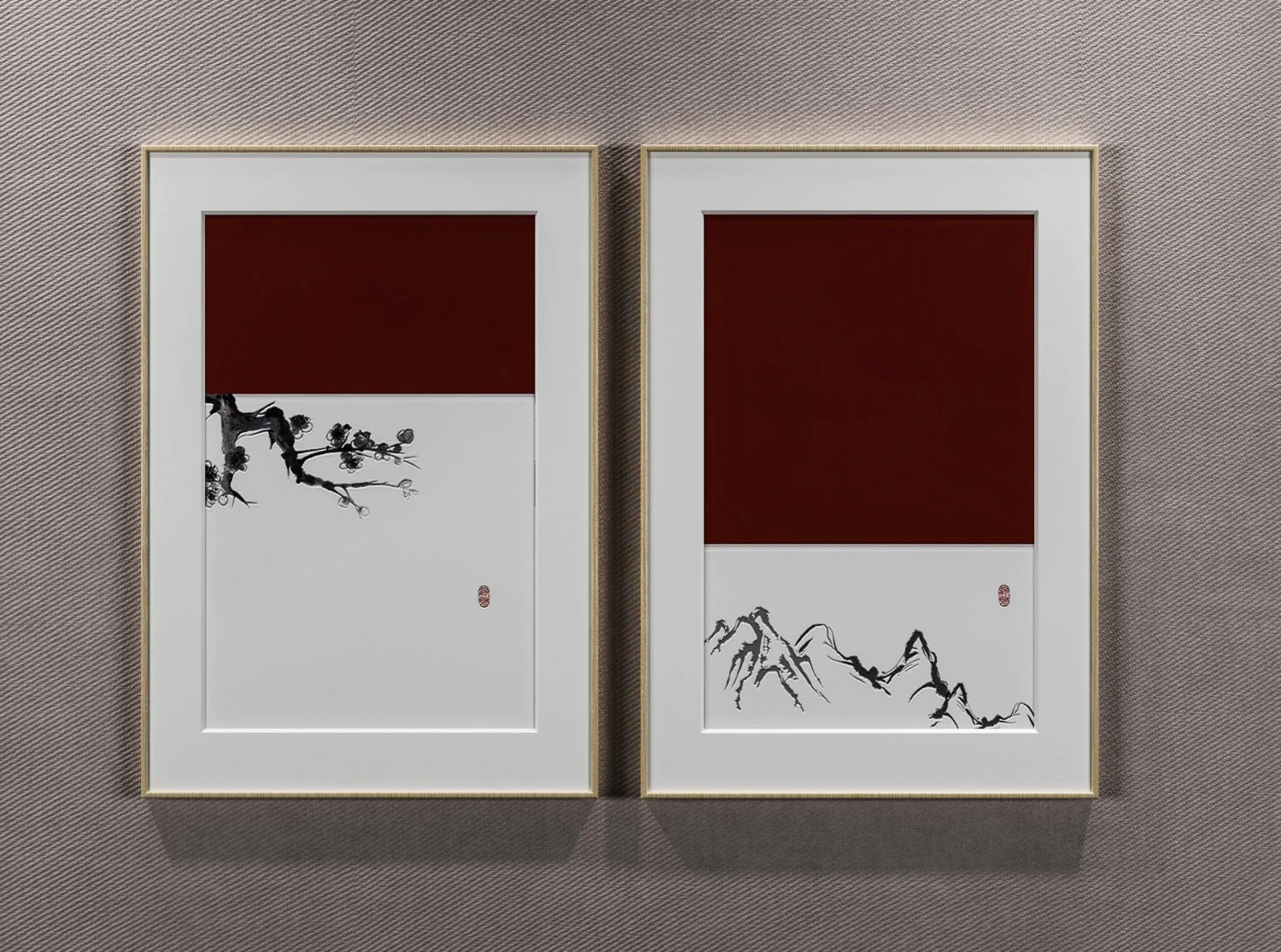 modern decorative painting 3D Model .c4d .max .obj .3ds .fbx .stl .blend 