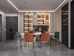 modern restaurant Model 3D